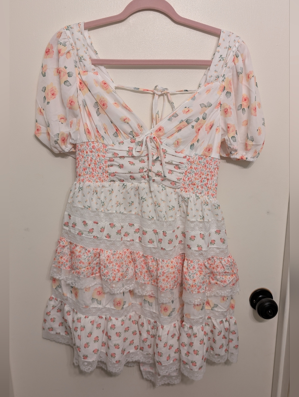 NWT Altar'd State Adley Mini Floral Dress - Picture 3 of 4